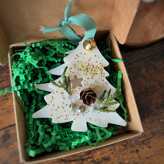 Suspension parfumée - Sapin de noël Cire et cie