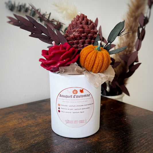 Bouquet eternel 90g - Automne Cire et cie
