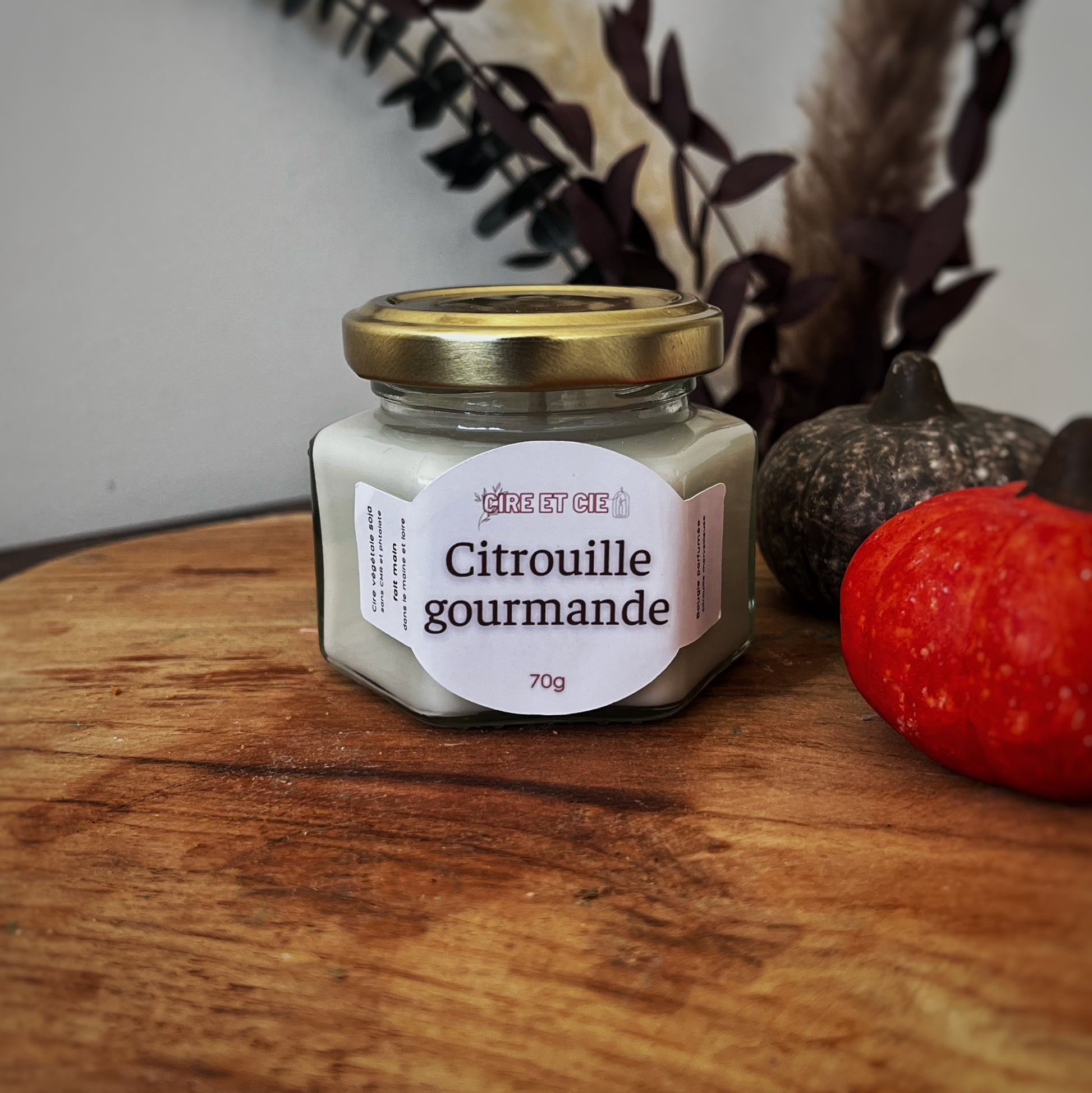 Bougie parfumée - Citrouille merveilleuse Cire et cie
