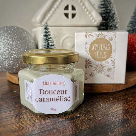 Bougie parfumée - Caramel beurre salé Cire et cie