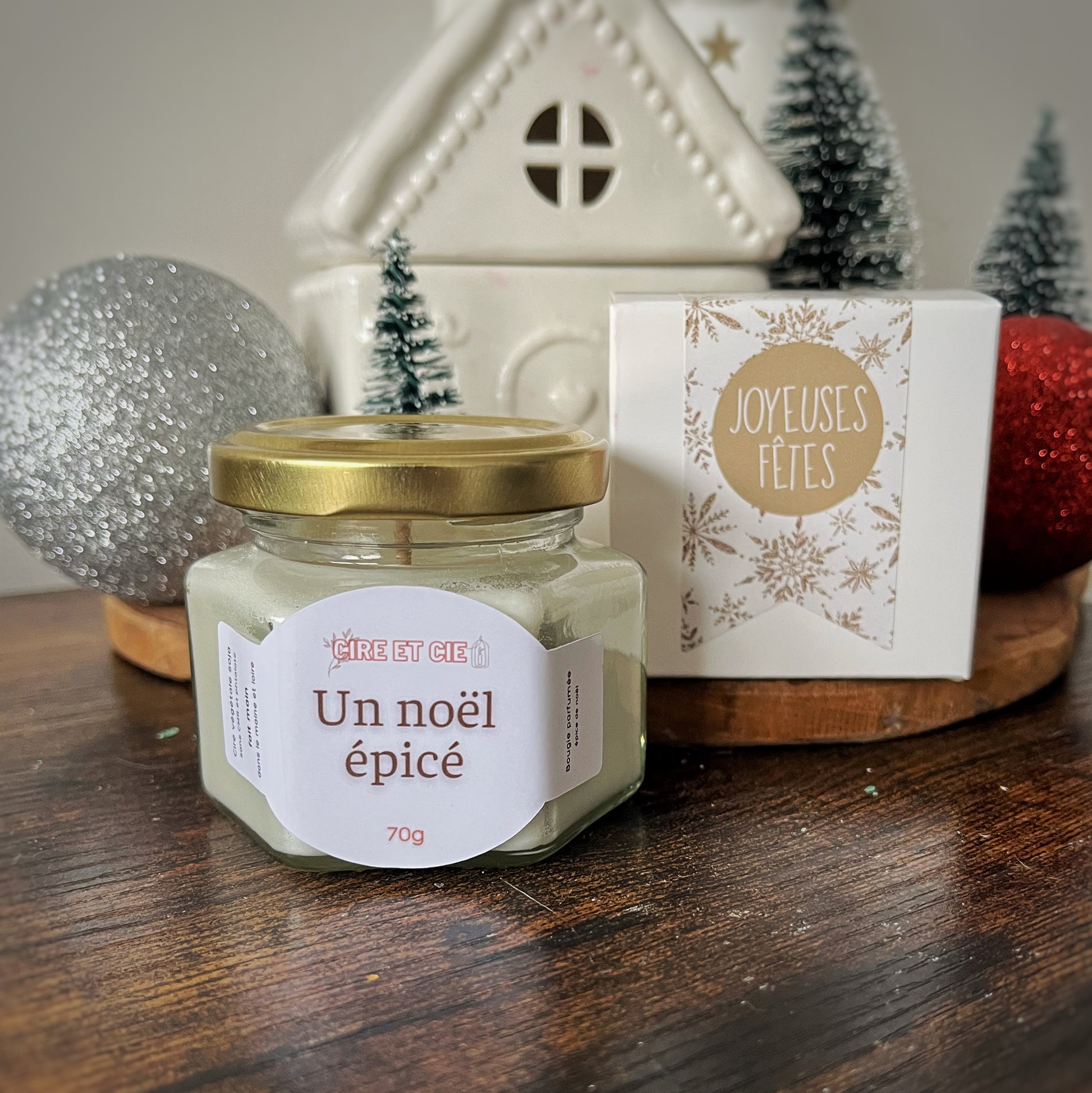 Bougie parfumée - Epice de noël Cire et cie