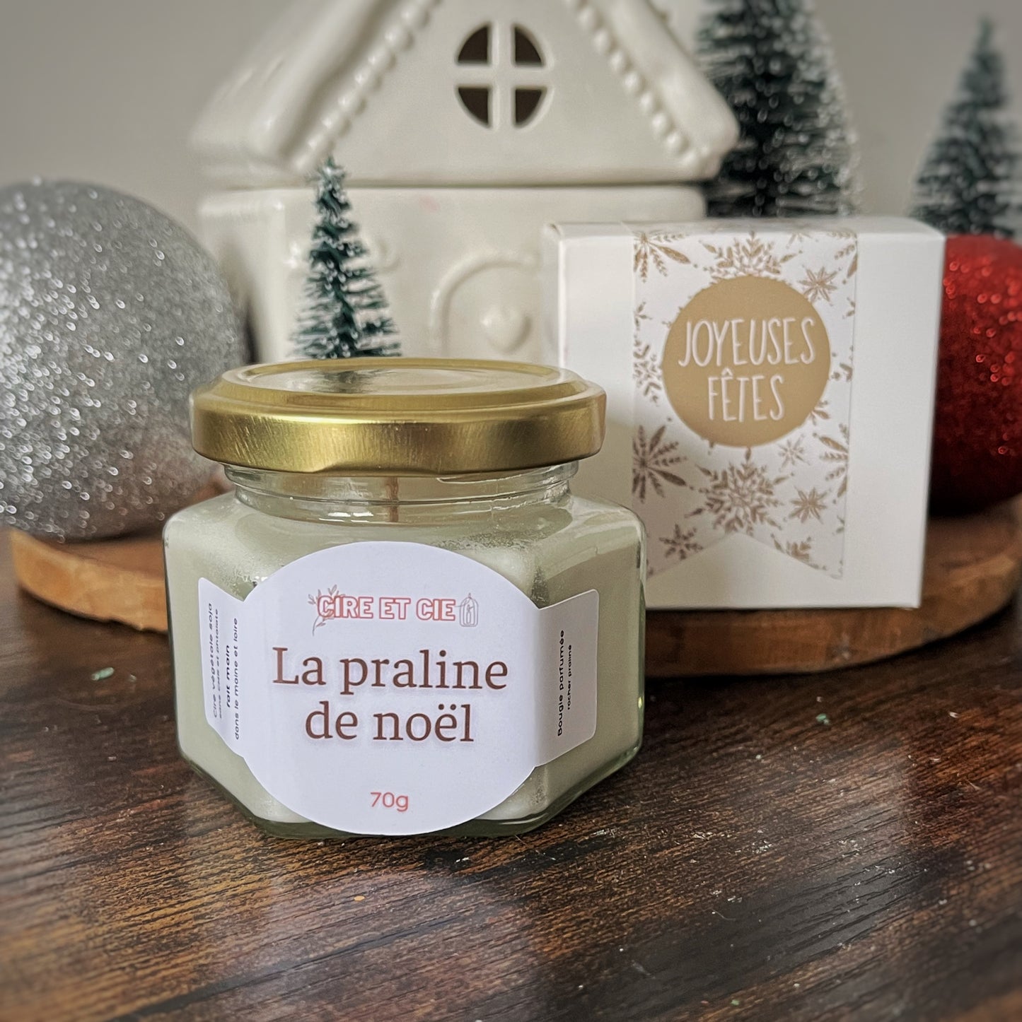 Bougie parfumée - Rocher praliné Cire et cie