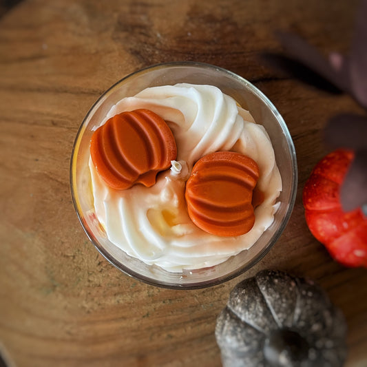 Bougie chantilly - Citrouille merveilleuse Cire et cie