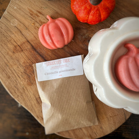 Fondant parfumé - Citrouille merveilleuse Cire et cie