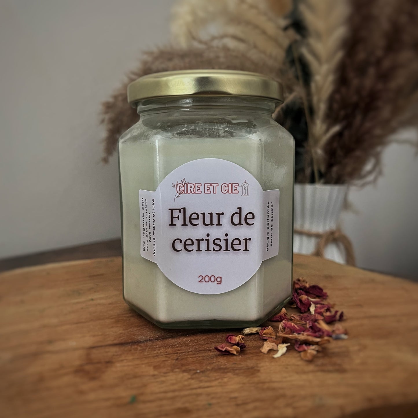 Bougie parfumée- Fleur de cerisier Cire et cie