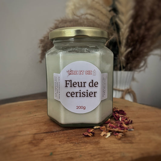 Bougie parfumée- Fleur de cerisier Cire et cie