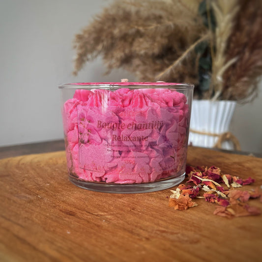 Bougie chantilly- Relaxant Cire et cie