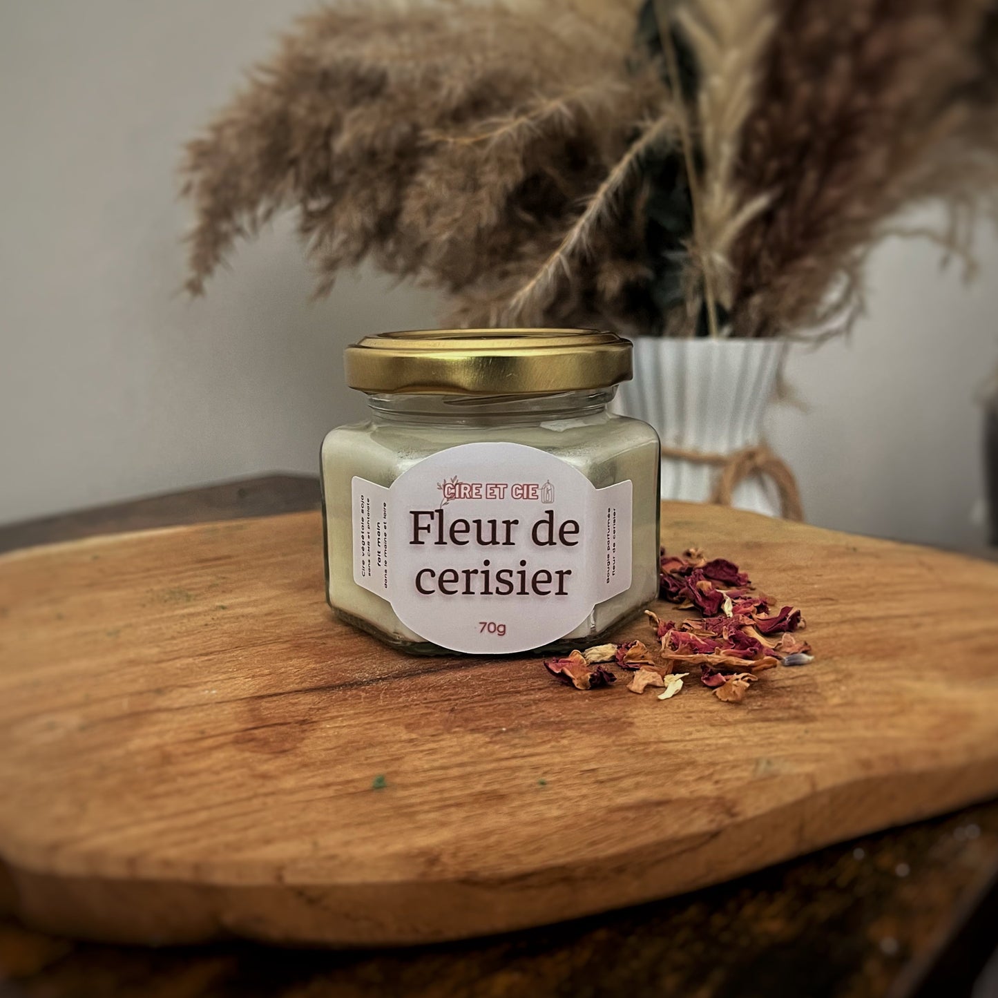 Bougie parfumée- Fleur de cerisier Cire et cie