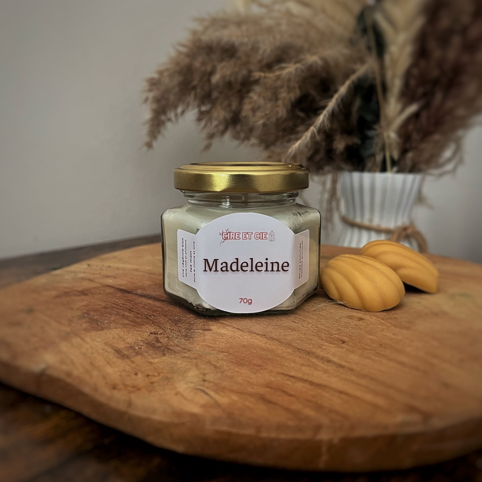Bougie parfumée- Madeleine gourmande Cire et cie