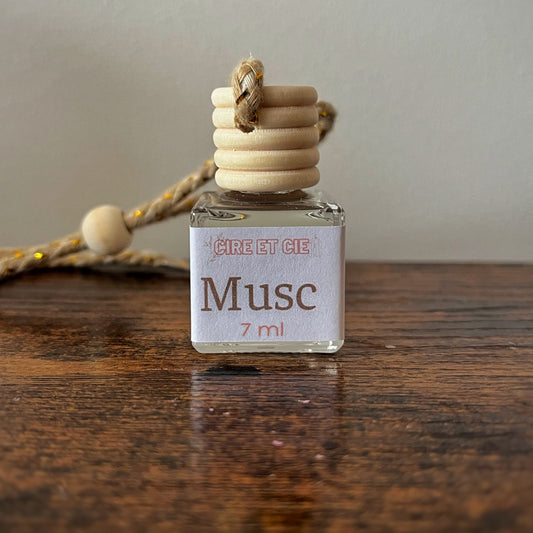 Diffuseur pour voiture- Musc Cire et cie