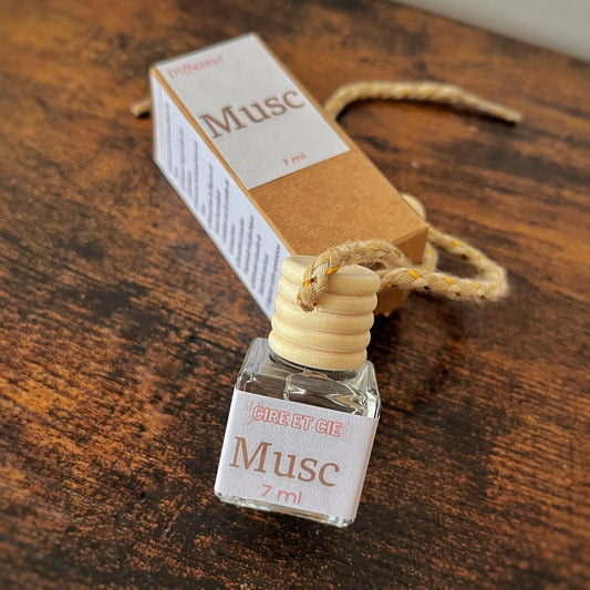 Diffuseur pour voiture- Musc Cire et cie