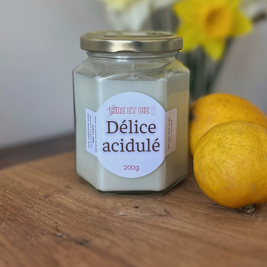 Bougie parfumée - Citron meringué Cire et cie