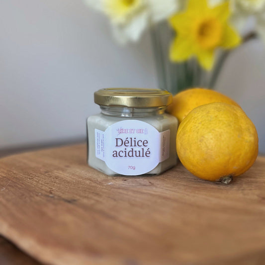 Bougie parfumée - Citron meringué Cire et cie