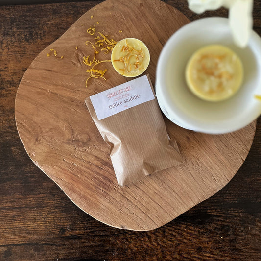 Fondant parfumé - Citron meringué Cire et cie