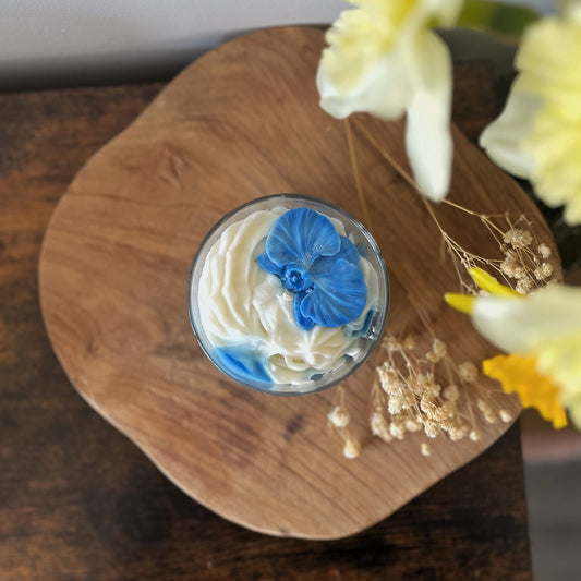 Bougie chantilly- Orchidée blanche Cire et cie