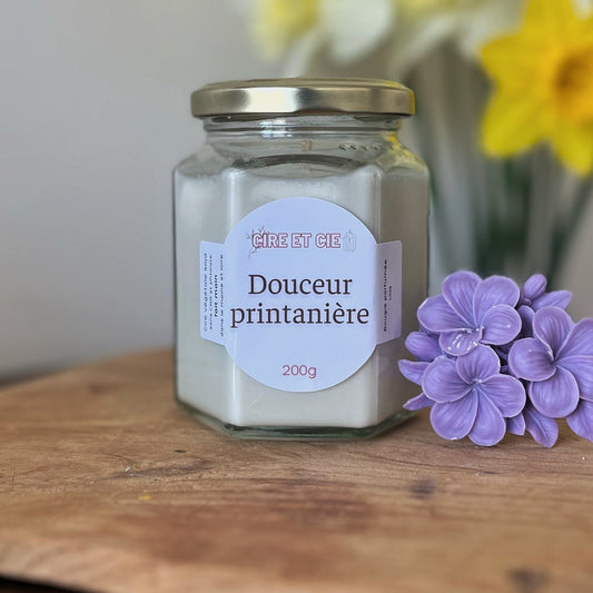 Bougie parfumée - Lilas Cire et cie