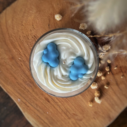 Bougie chantilly - Fleur de coton Cire et cie